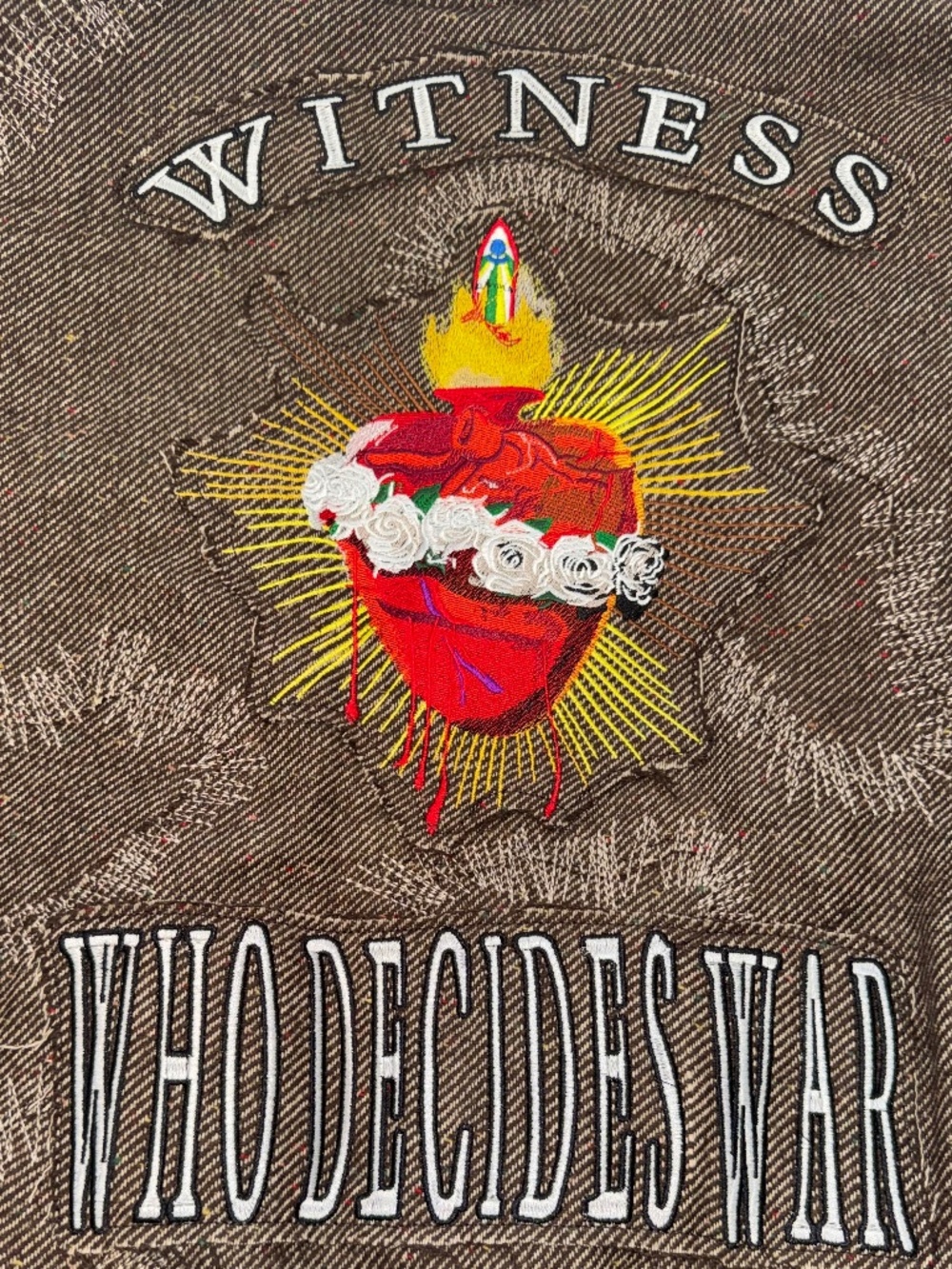Who Decides War Namesake varsity jacket - Picture 5 of 9